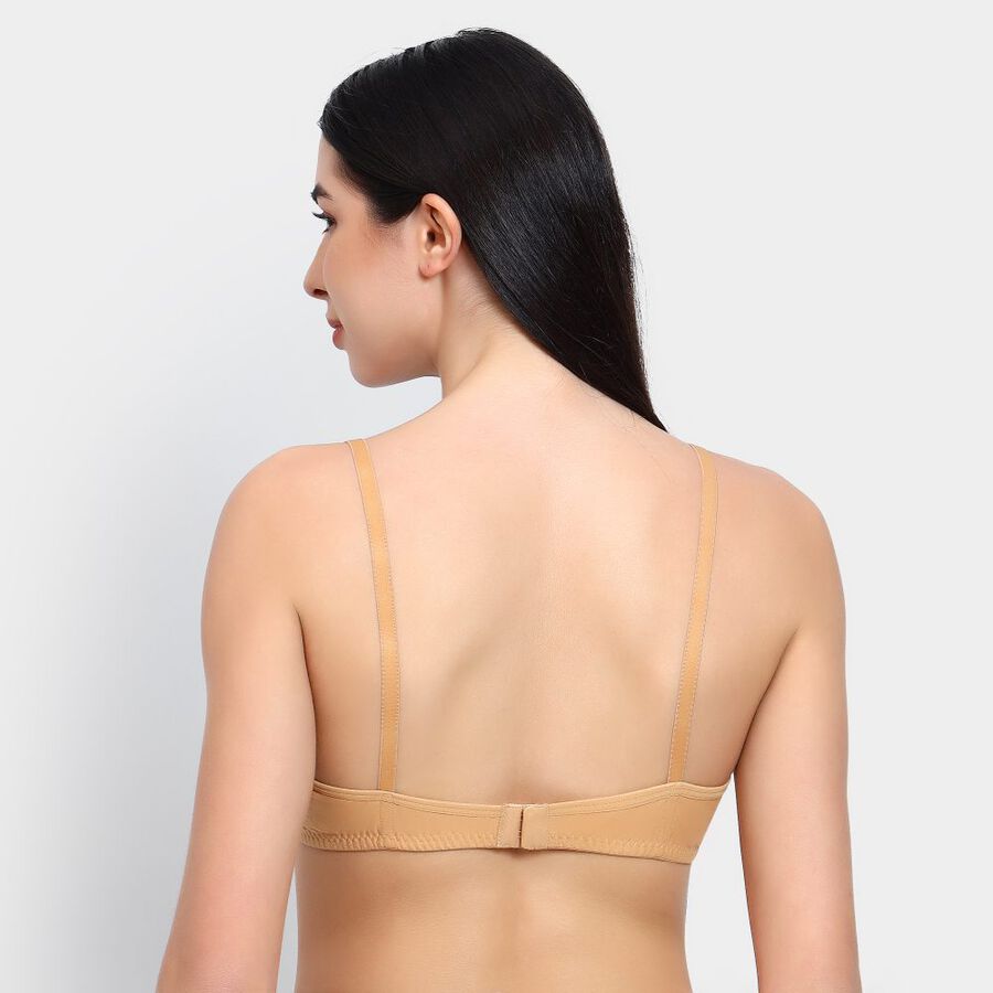 Ladies' Non-Padded Bra, Khaki, large image number null